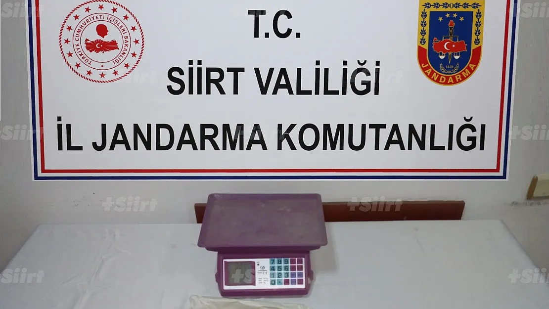 Siirt'te uyuşturucu operasyonu: 2 gözaltı