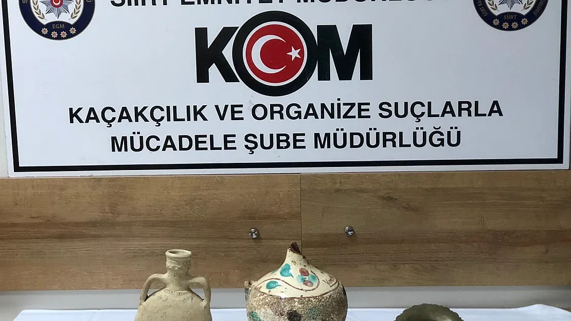 Siirt'te 3 Tarihi Esere El Konuldu