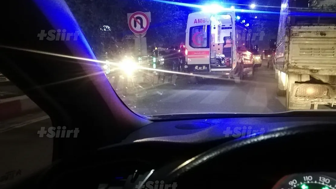 Siirt'te trafik kazası: 2 Yaralı