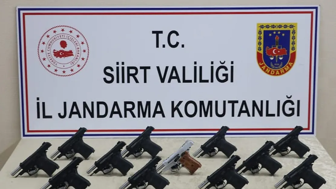 Siirt'te Silah ve Mühimmat Kaçakçıları Suçüstü Yakalandı