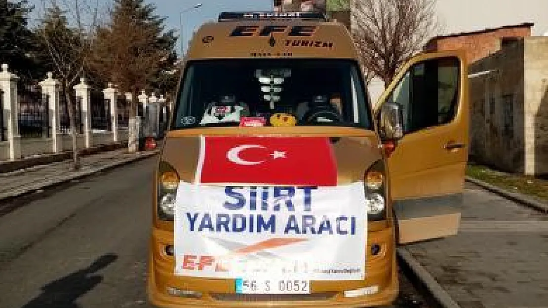 Siirtliler Elazığ İçin Tek Yürek Oluyor