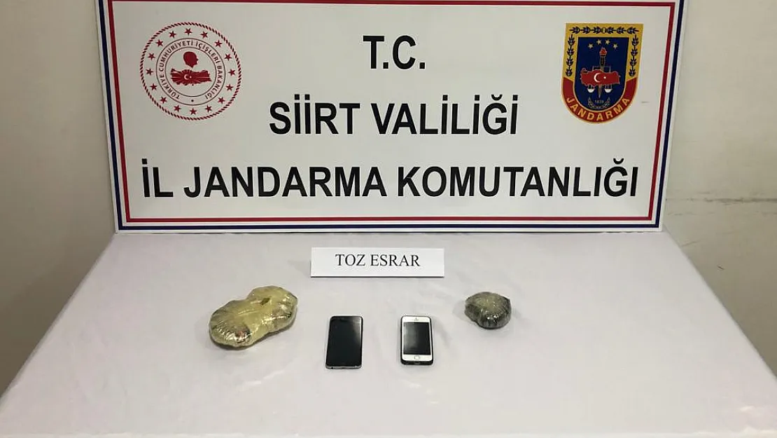 Siirt'te Uyuşturucu Operasyonu: 2 Gözaltı