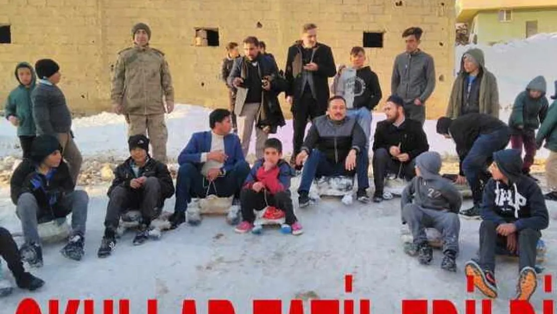 Şirvan'da Okullar Tatil Edildi