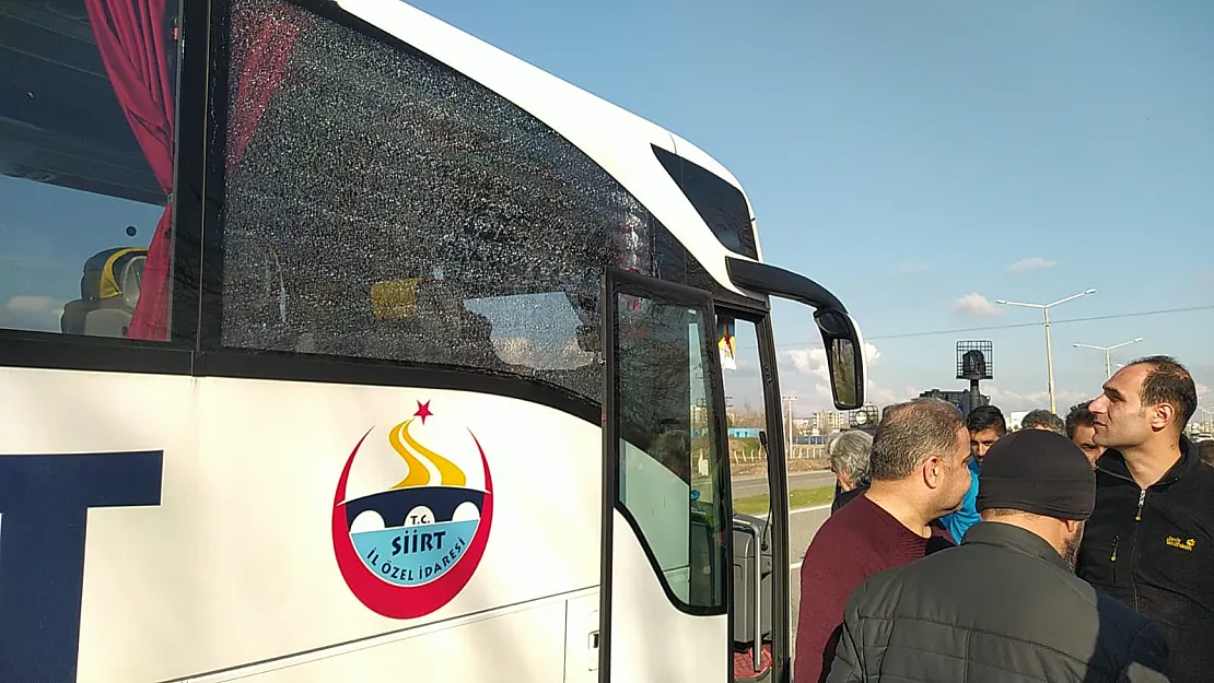 Siirtspor'a Bismil'de Saldırı