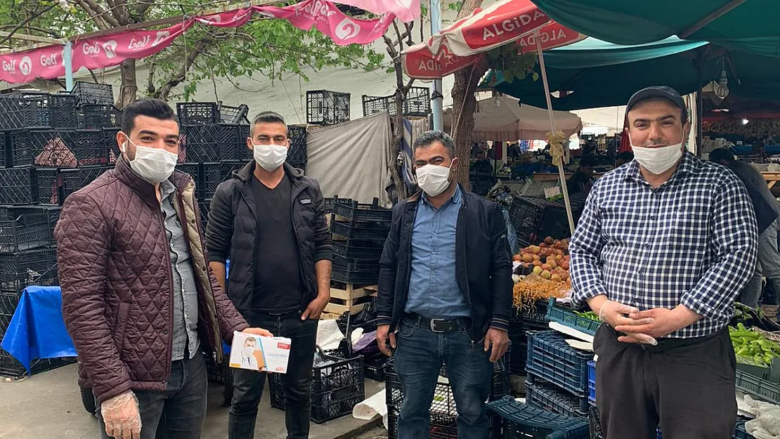 Siirt Milletvekili Ören'den Esnafa Maske Desteği