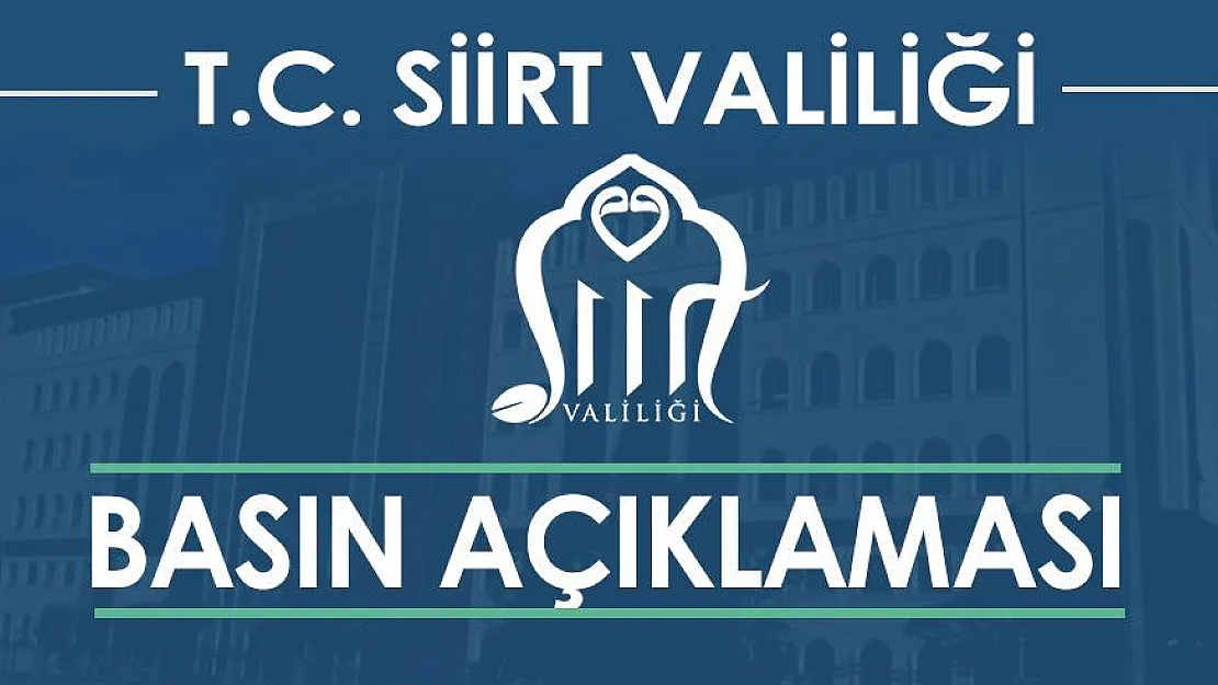 Valilikten Kayyum Atanan Eski Siirt Belediye Başkanı Işık'a İlişkin Açıklama