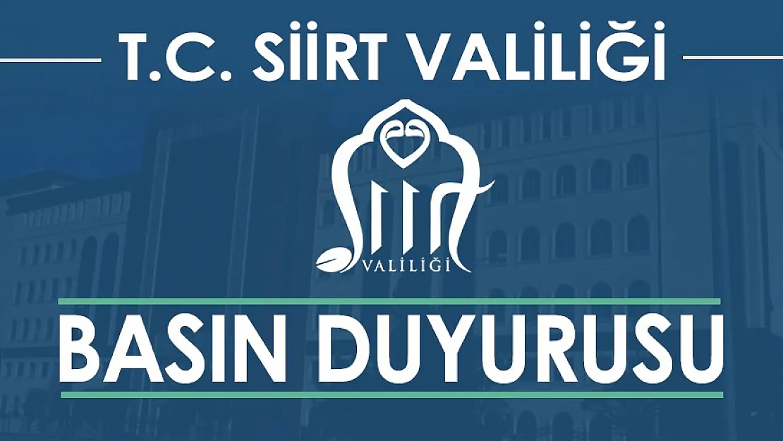 SİİRT'TE LYS VE YKS SINAV TEDBİRLERİ VE SOKAĞA ÇIKMA YASAĞI İLE İLGİLİ YENİ KARARLAR ALINDI