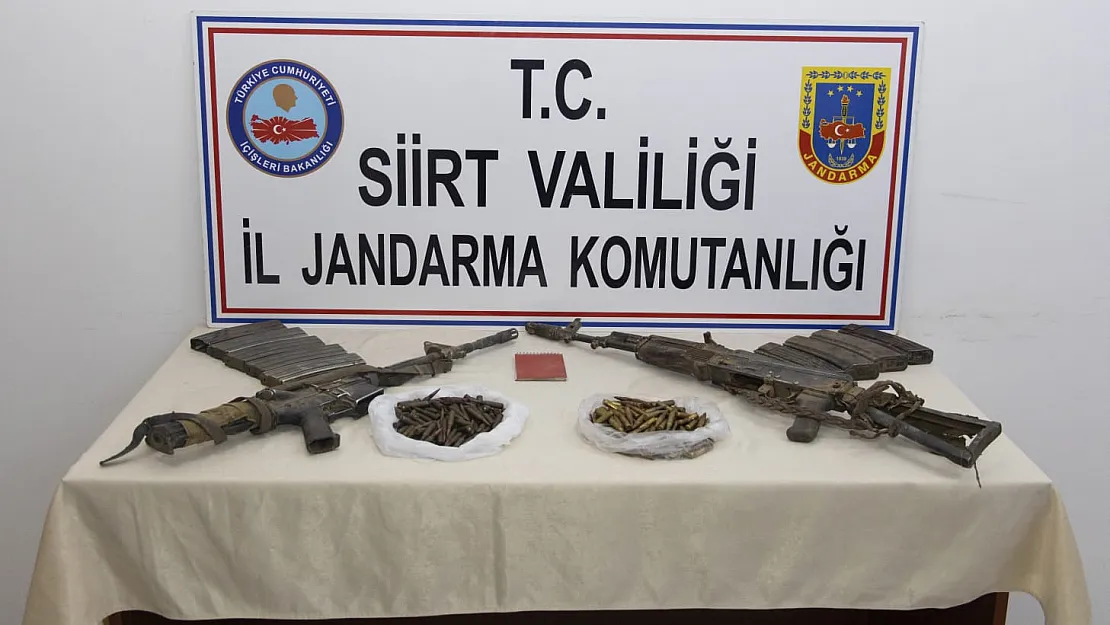 Siirt'te 2 PKK'lının Etkisiz Hale Getirildiği Operasyonda Çok Sayıda Mühimmat Ele Geçirildi