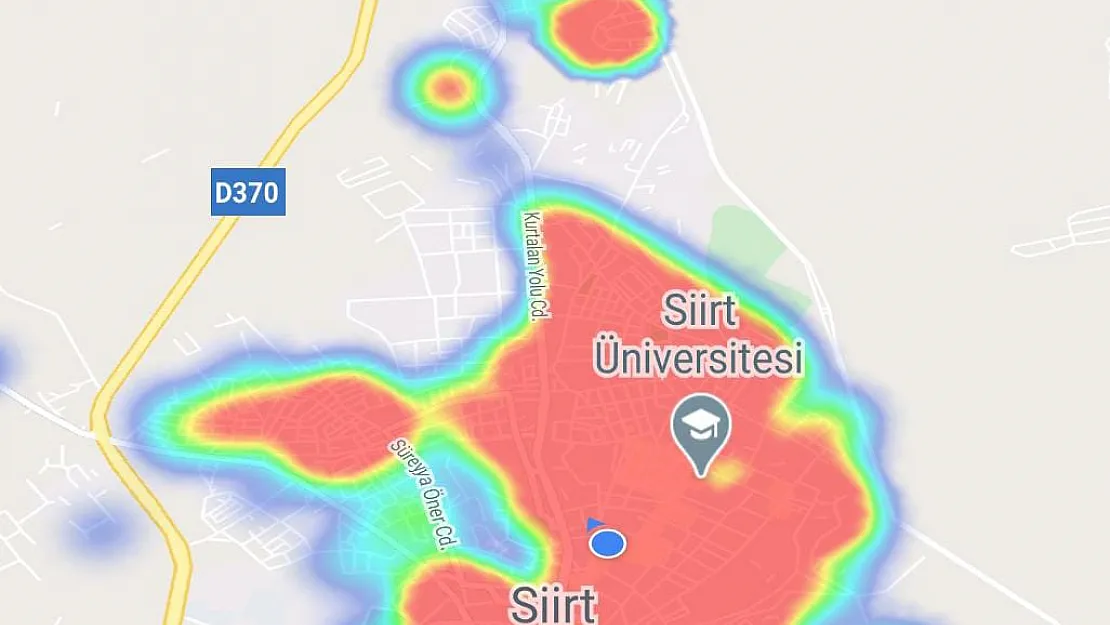 Siirt'in Korkutan Koronavirüs Haritası