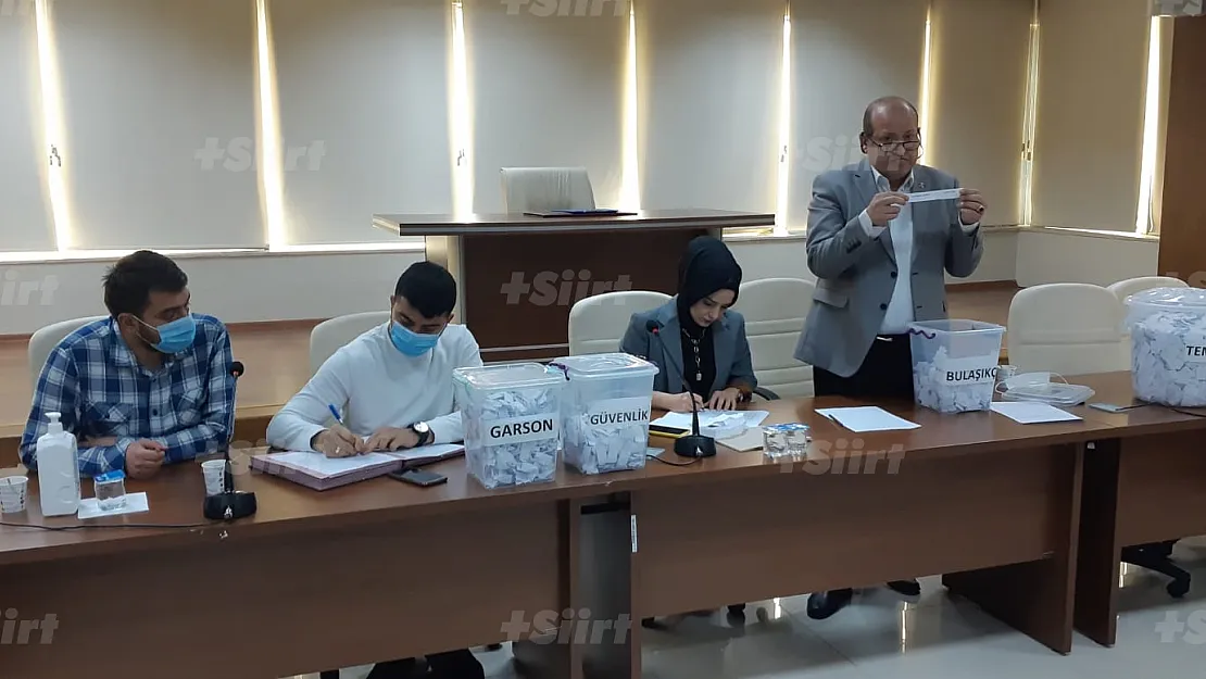 Siirt Belediyesi Kura Çekimi Tamamlandı! İşte Sonuçlar
