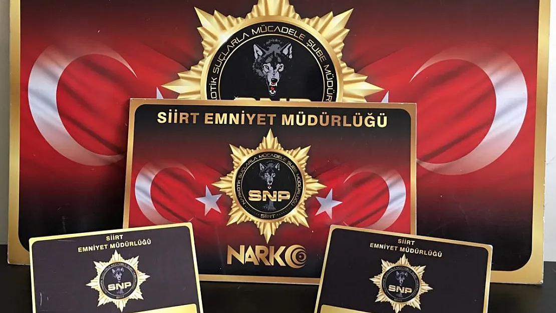 Siirt Emniyet Müdürlüğü Uyuşturucuya Geçit Vermiyor