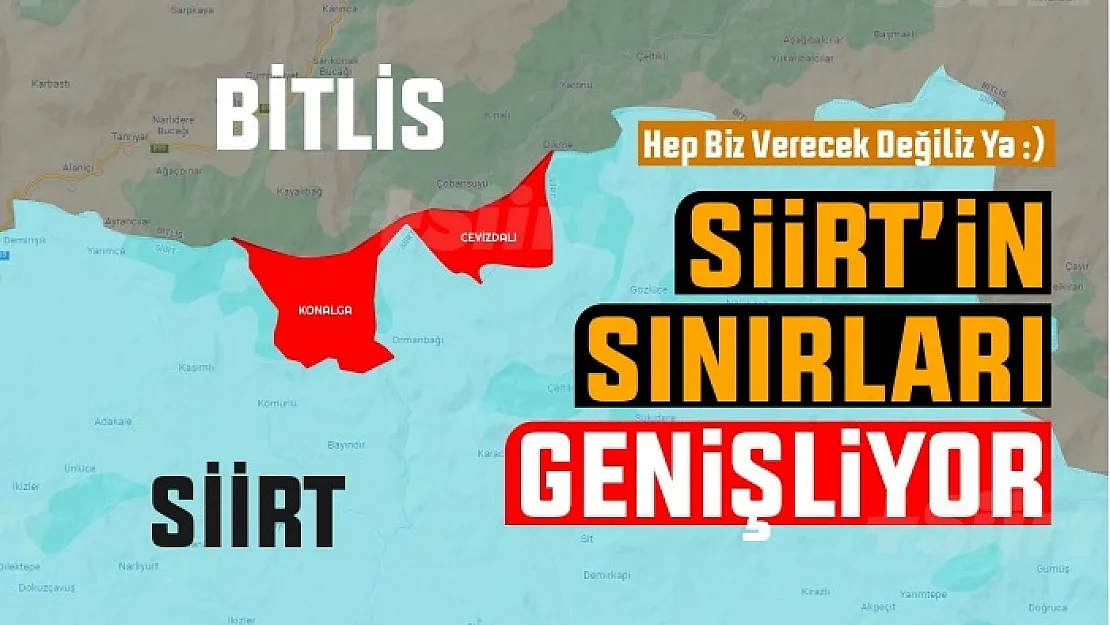 Bitlis'e Bağlı İki Köy Siirt'e Bağlanıyor