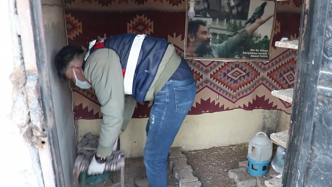 Siirt'te Güvercin Yuvasına  Uyuşturucu Sakladılar