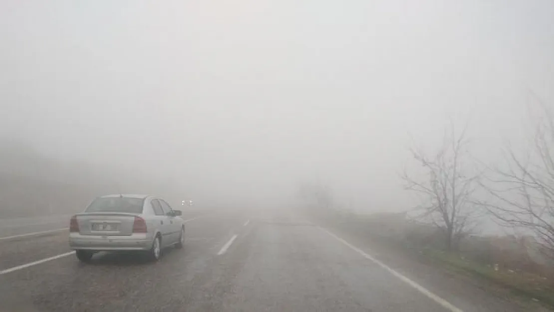 Yavuzeli'nde yoğun sis etkili oldu