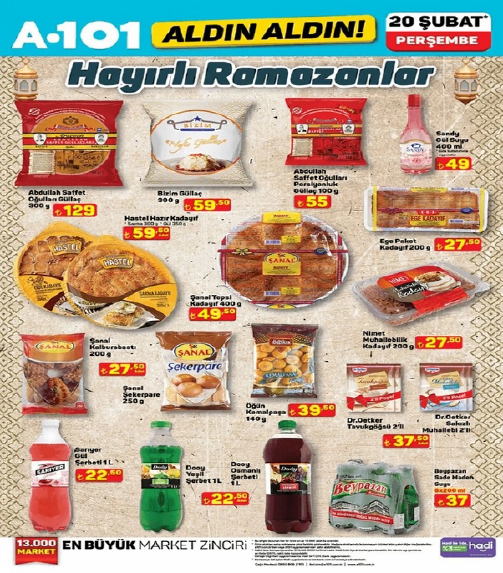 A101 20 Şubat Perşembe Aldın Aldın Kataloğu Yayınlandı! İndirimli Ürünler Neler?