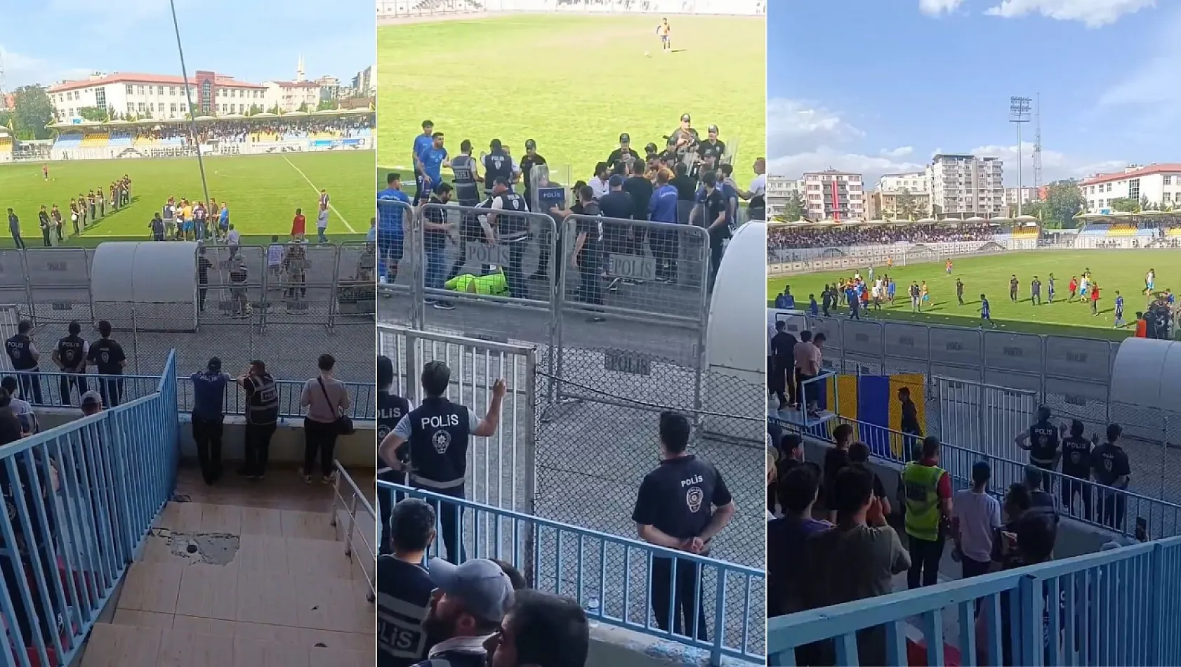 Siirt Atatürk Stadı'ndaki Final Maçında Kavga: Polis Sahaya İndi