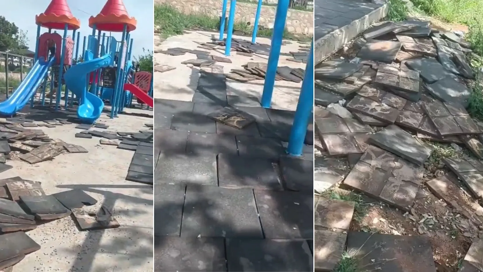 Tillo Tabiat Parkı'ndaki Oyun Alanı Bakımsızlıktan Harabeye Döndü! Vatandaşlar Çözüm Bekliyor
