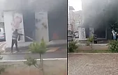 Pervari'de Elektrik Trafosunda Yangın Çıktı, İtfaiye Müdahalesiyle Söndürüldü