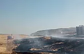 Siirt Afet Evler Mahallesi'nde Anız Yangını Çıktı
