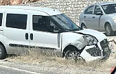 Siirt Çevre Yolunda Maddi Hasarlı Trafik Kazası