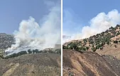 Siirt Şirvan Maden Köyü Kırsalında Örtü Yangını: Vatandaş ve İtfaiye Ekipleri Müdahalede