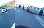 Siirt'te İki Araç Çarpıştı: Bir Araç Yan Yattı