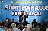 Siirt Valisi Dr. Kemal Kızılkaya, Conkbayır Mahallesi'nde Mahalle Buluşması Gerçekleştirildi