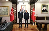 Siirt Valisi Kızılkaya, Türk Telekom İl Müdürü Ömer Ozan Kaçmış'ı Makamında Kabul Etti