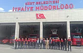 Siirt Valisi ve Belediye Başkan V. Dr. Kemal Kızılkaya'dan İtfaiye Müdürlüğü'ne Bayram Ziyareti