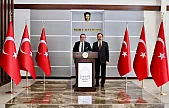 Siirtli Eski Avrupa Birliği Bakanı Egemen Bağış, Vali Kızılkaya'yı Ziyaret Etti