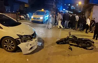 Siirt'te Otomobil ile Motosiklet Çarpıştı: 1 Yaralı