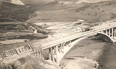 90 Yıllık Fotoğraf Gün Yüzüne Çıktı: Başur Köprüsü'nün İnşaat Görüntüleri Bulundu
