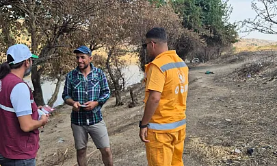 'Bir Köz, Bir Ormanı Yok Eder' Siirt'te Piknikçilere Yangın Uyarısı