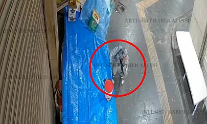 Fıstık Çuvalına Göz Dikti, Brandayı Kaldırıp Götürdü! Siirt'te 'Fıstık Soygunu' Kamerada