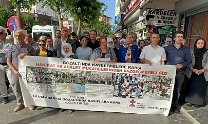 İHD Siirt Şubesi'nden 'Gözaltına Kayıplara Karşı Mücadele Haftası' Basın Açıklaması