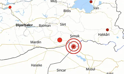 Komşu İlimiz Şırnak Yine Sallandı: Ovaköy-Silopi'de 3.9 Büyüklüğünde Deprem