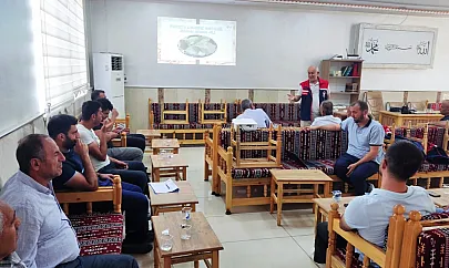 Kurtalan'da Fıstık Üreticilerine Uygulamalı Eğitim Verildi