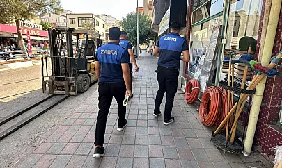 Kurtalan'da Kaldırım İşgallerine Karşı Sıkı Denetim: 12 İşletmeye Ceza