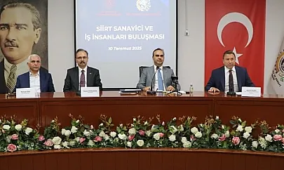 Sanayi ve Teknoloji Bakanı Kacır, Siirt'te İş Dünyasıyla Buluştu