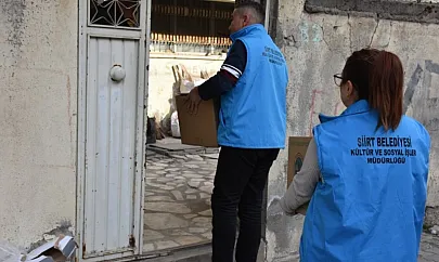 Siirt Belediyesi'nden 30 Bini Aşkın Kişiye Sosyal Destek! Vatandaşlara Gıda, Eğitim, Sağlık ve Psikolojik Destek Sağlandı
