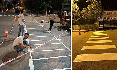 Siirt Belediyesi'nden Yaya ve Çocuk Güvenliği İçin Trafik Düzenleme Çalışmaları