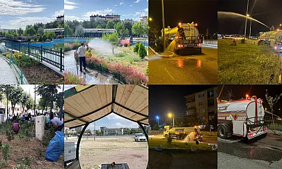 Siirt Belediyesi'nden Yeşil ve Temiz Şehir İçin Yoğun Çalışma