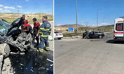Siirt Çevre Yolunda Trafik Kazası: 1'i Ağır 4 Yaralı