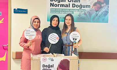 Siirt Eğitim ve Araştırma Hastanesi'nde Normal Doğumun Faydalarına Dikkat Çekildi