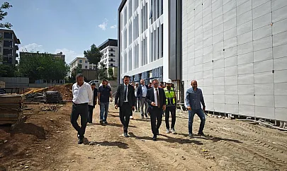 Siirt İl Halk Kütüphanesi İnşaatını Genel Müdür Ziyaret Etti