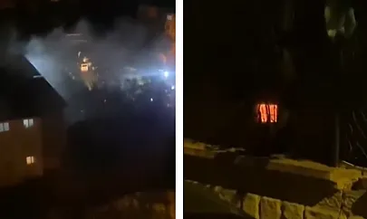 Siirt Kurtalan'da Polis Lojmanında Yangın: Ekipler Seferber Oldu