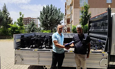 Siirt SGK İl Müdürlüğü Kullanılmayan  30 Bilgisayarı Okullara Hibe Etti