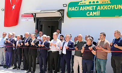 Siirt'te Hacı Ahmet Akkoyun Camii Hizmete Açıldı