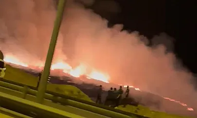 Siirt'te Havai Fişek Büyük Yangına Neden Oldu!