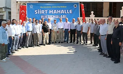 Siirt'te Mahalle Buluşmaları Devam Ediyor: Vali Kızılkaya Halanze Mahallesi Sakinleriyle Bir Araya Geldi